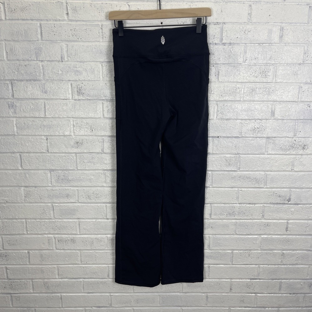 Free People Movement Shanti Straight Leg Womens Size S Black Yoga Stretch - Picture 5 of 15